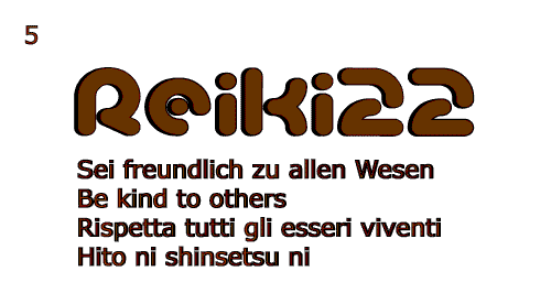 the reiki principles 5 - Reiki Lebensregel 5 - Nur heute sei sorglos